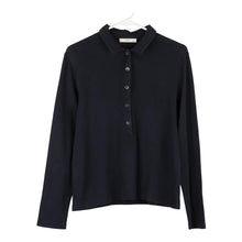  Vintage black Prada Long Sleeve Polo Shirt - mens large