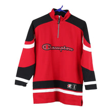  Vintage red Age 13-14 Champion 1/4 Zip - boys x-large