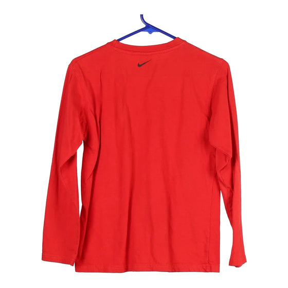Vintage red Age 13-14 Nike Long Sleeve T-Shirt - boys large