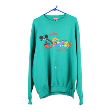 Vintage green Walt Disney World Mickey Inc Sweatshirt - mens xx-large