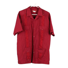  Vintage red Coleccion Ortega Short Sleeve Shirt - mens large
