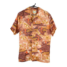  Vintage orange Mauna Kea Short Sleeve Shirt - mens medium