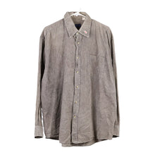  Vintage grey Burcardi Trend Cord Shirt - mens x-large
