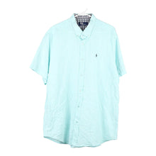  Vintage blue Bootleg  Ralph Lauren Short Sleeve Shirt - mens xxx-large