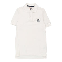  Hilfiger Denim Polo Shirt - Small White Cotton polo shirt Hilfiger Denim   