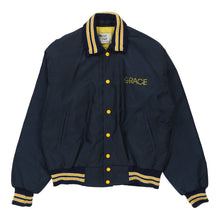  Grace West Wind Varsity Jacket - Large Blue Polyester varsity jacket West Wind   