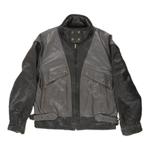  Vintage black Mondopelle Leather Jacket - womens x-large
