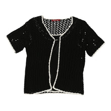  Vintage black Zephisus Crochet Top - womens medium