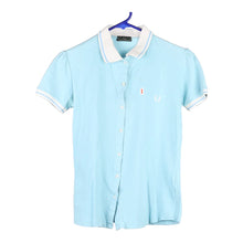  Vintage blue Fred Perry Polo Shirt - womens small