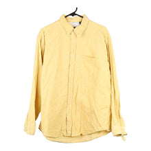  Vintage yellow Izod Cord Shirt - mens large