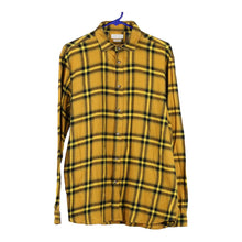  Pre-Loved yellow Zara Flannel Shirt - mens medium