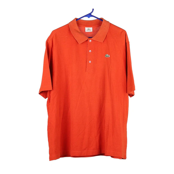 Vintage orange Bootleg Lacoste Polo Shirt - mens xx-large