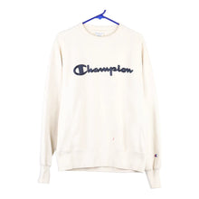  Vintage white Reverse Weave Champion Sweatshirt - mens small