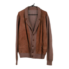  Vintage brown Unbranded Cardigan - mens x-large