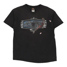  Vintage black Lloydminster, Alberta, Canada. Harley Davidson T-Shirt - mens large