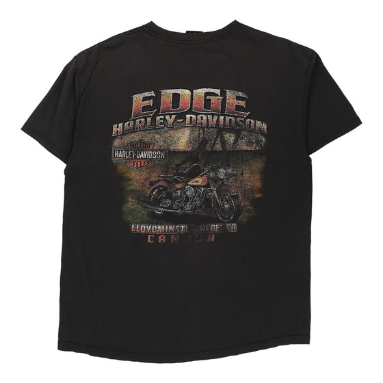 Vintage black Lloydminster, Alberta, Canada. Harley Davidson T-Shirt - mens large