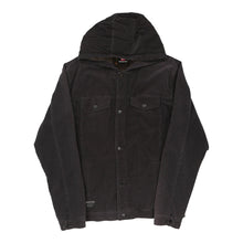  Vintage black Quiksilver Cord Jacket - mens large