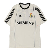  Vintage white Bootleg Real Madrid Adidas Football Shirt - mens medium