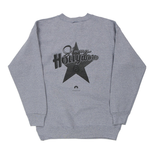 Vintage grey Made in USA Jimmy Hollywood Signal Sports Sweatshirt - mens large