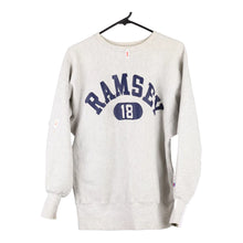  Vintage grey Ramsey Reverse Weave Champion Sweatshirt - womens large