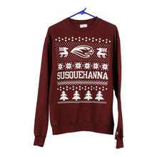  Vintage burgundy Susquehanna Champion Sweatshirt - womens medium