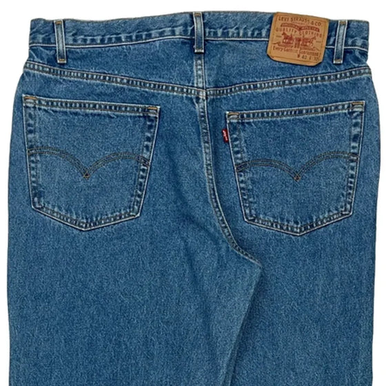 Relaxed Straight Leg Levis Jeans - 38W 32L Blue Cotton