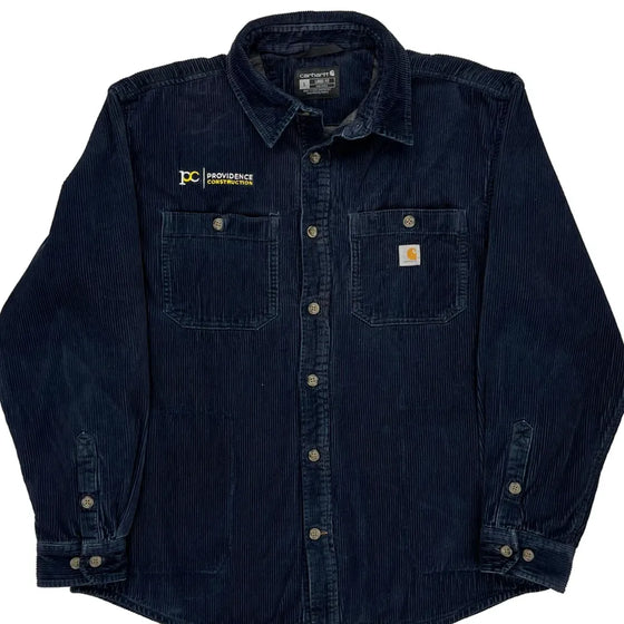 Carhartt Cord Shirt - Large Navy Cotton
