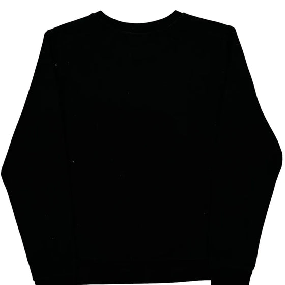 Adidas Spellout Sweatshirt - Large Black Cotton Blend