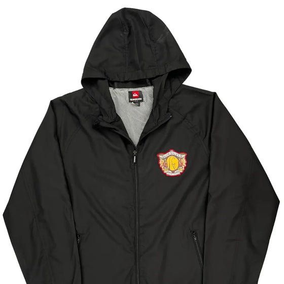 Quiksilver Windbreaker - Large Black Polyester