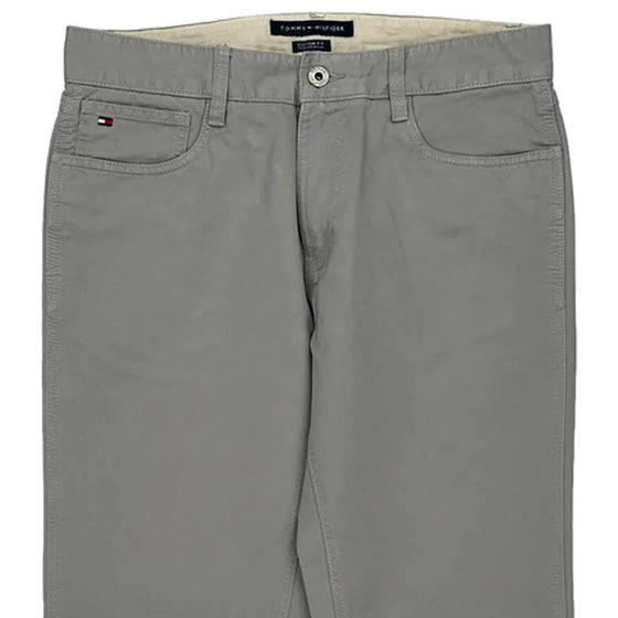 Tommy Hilfiger Slim Fit Chinos - 32W 29L Grey Cotton