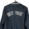 Vintage black New York Yankees Chalk Line Bomber Jacket - womens medium