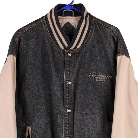 Vintagegreen Liz Clarborne Tri-Mountain Varsity Jacket - mens xx-large