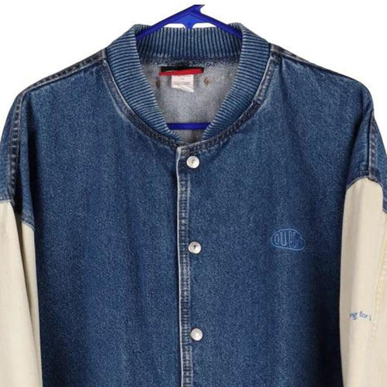 Vintageblue DuPont Id Wear Varsity Jacket - mens large