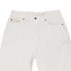 Vintage white Orange Tab 550 Levis Denim Shorts - mens 30" waist
