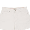 Vintage white White Tab Levis Denim Shorts - womens 33" waist