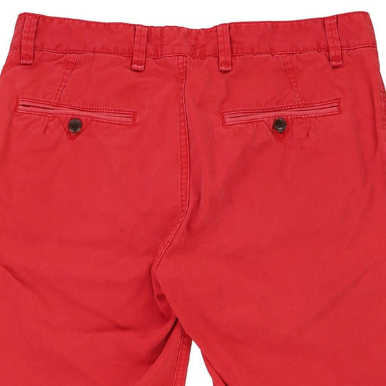 Vintage red Hilfiger Denim Chino Shorts - mens 33" waist