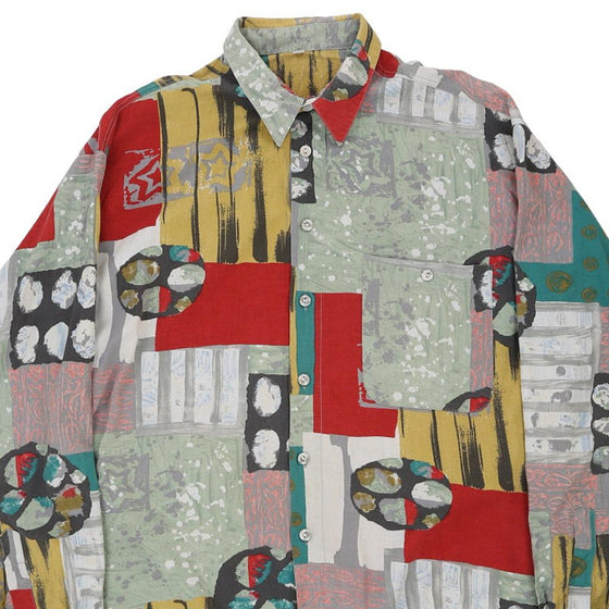 Vintage multicoloured Unbranded Patterned Shirt - mens large