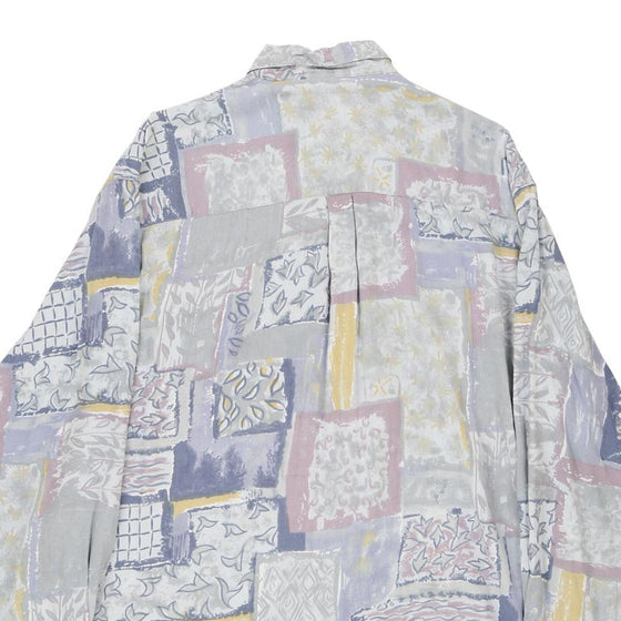Vintage multicoloured Club D'Amingo Patterned Shirt - mens x-large