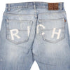 Vintage blue Richmond Denim Shorts - mens 30" waist