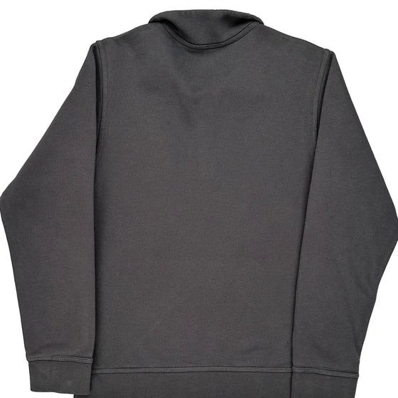 Nike 1/4 Zip - Small Grey Cotton Blend