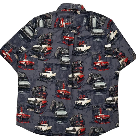 Red Head Patterned Shirt - XL Multicoloured Cotton