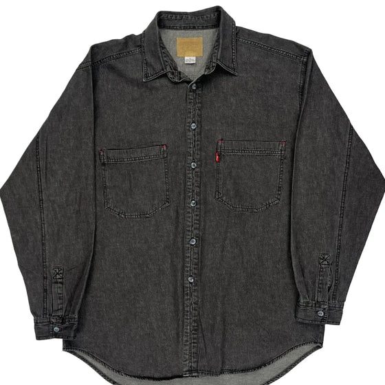 Unbranded Shirt - Large Acid Wash Cotton