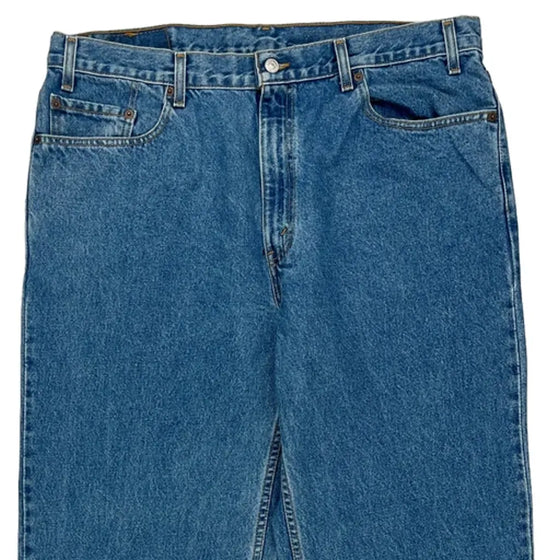 Relaxed Straight Leg Levis Jeans - 38W 32L Blue Cotton