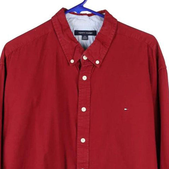 Vintage red Tommy Hilfiger Shirt - mens xx-large