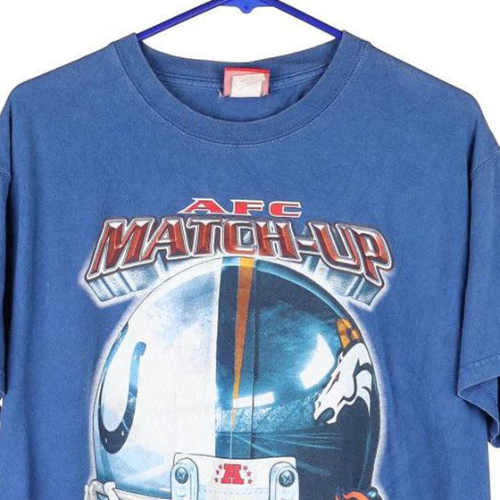 Vintage blue Colts vs Broncos 2005 Nfl T-Shirt - womens large