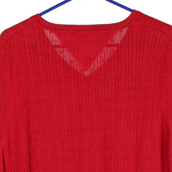 Vintage red Tommy Hilfiger Sweater Vest - mens large