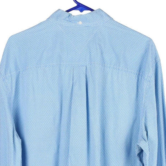 Vintage blue Tommy Hilfiger Patterned Shirt - mens x-large