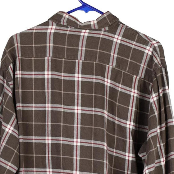 Vintage brown Wrangler Flannel Shirt - mens x-large