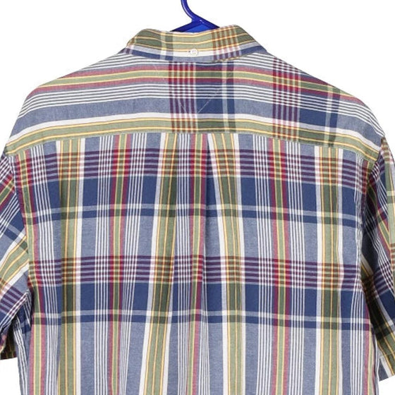 Vintage blue Tommy Hilfiger Short Sleeve Shirt - mens medium