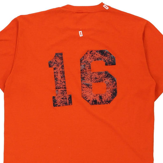 Vintage orange Sun Room Company Jerzees T-Shirt - mens x-large